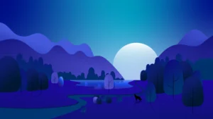 Background Wallpaper Landscape Night Hd