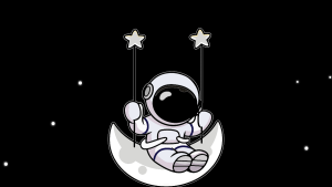 Cute Wallpaper Amoled Astronaut