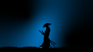 DESKTOP WALLPAPER SAMURAI BLUE