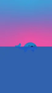 KAWAII WHALE WALLPAPER CUTE