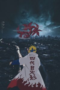 Minato+vs+Kurama+wallpapper+hd+art+by+Obnubilant