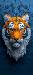 UHD iPhone Tiger Art Wallpapers