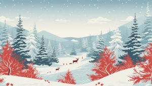 Winter Scenery Minimalist Digital Art 4k Pc Wallpaper