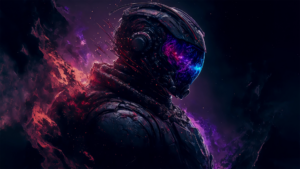 Space Soldier Ai Wallpaper 4k