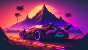 Synthwave Car Ai 162023