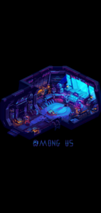 AMONG US PIXEL ART AMOLED WALLPAPER