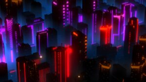 NEON CITY WALLPAPER 4K