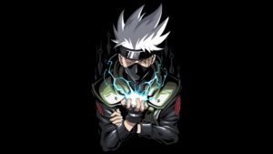 Kakashi Hatake Naruto Amoled Black Background Artwork 5120×2880 6484